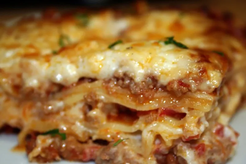 Tejszínes bolognai lasagne 