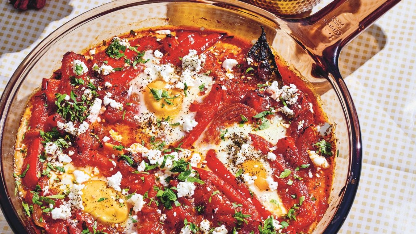 Piros shakshuka Wossala Rozinától