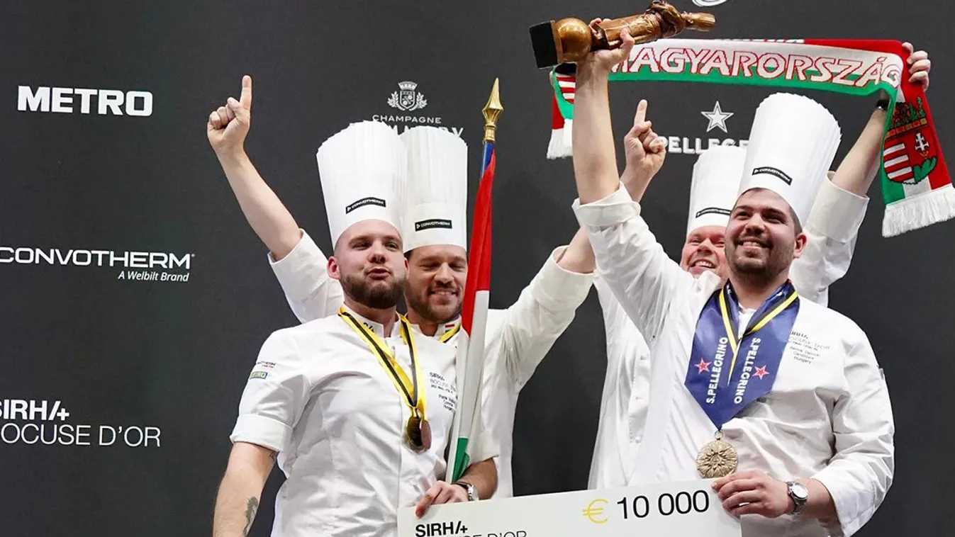 Bocuse d’Or: Hatalmas siker, dobogós a magyar csapat Lyonban!