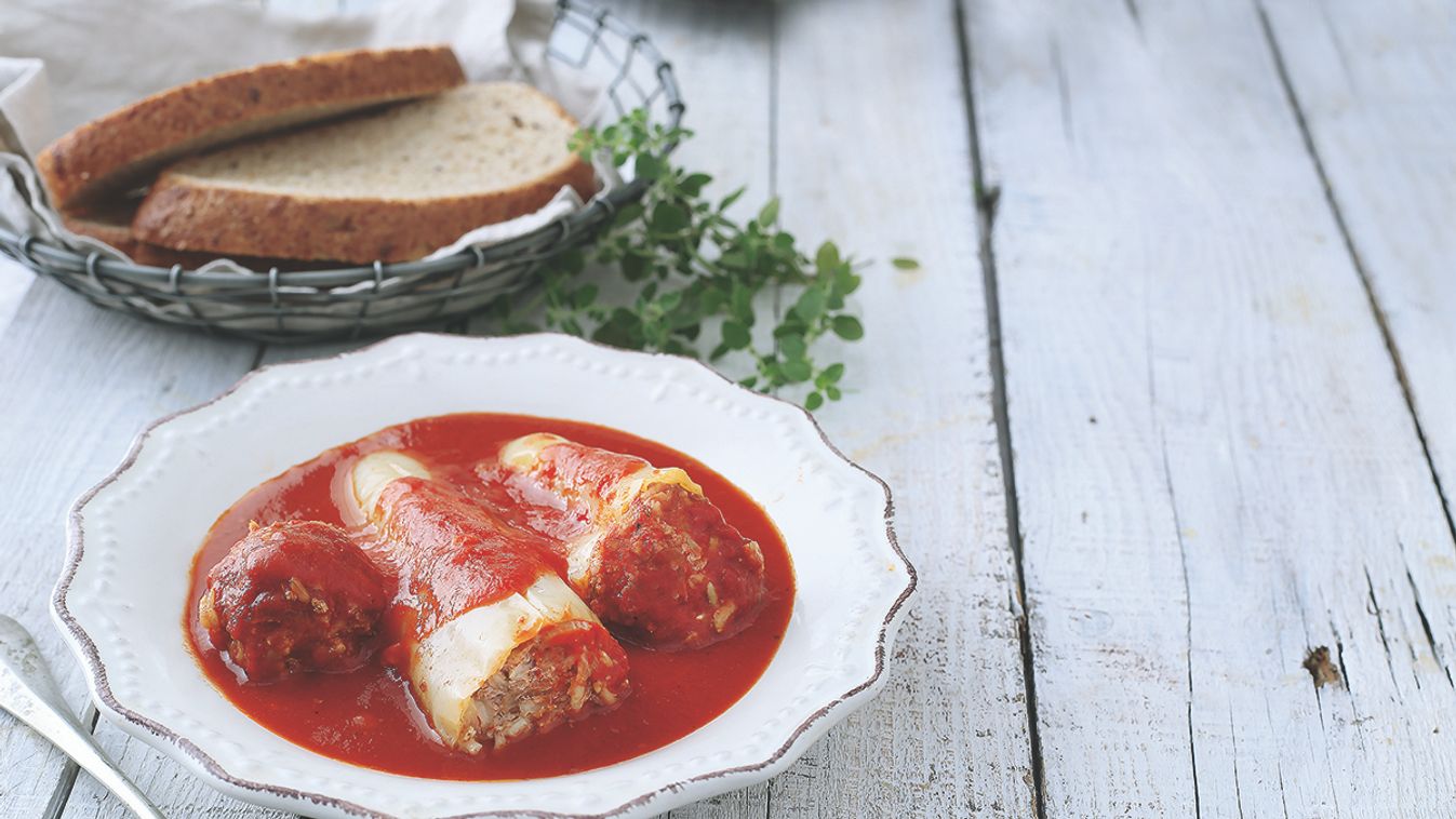 Töltött paprika pulykával és barna rizzsel recept