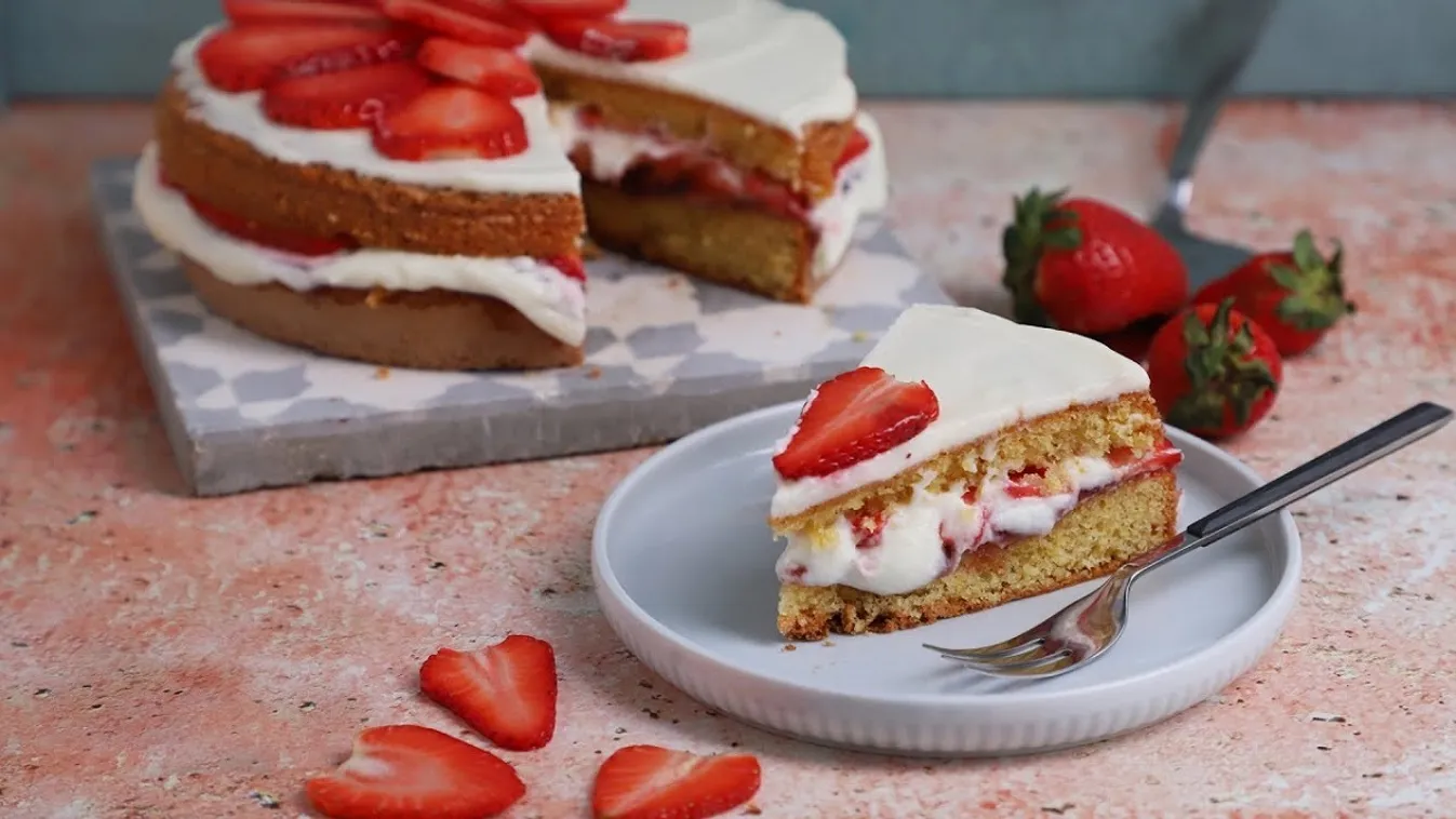 Mascarponés epertorta (glutén-és laktózmentes recept)