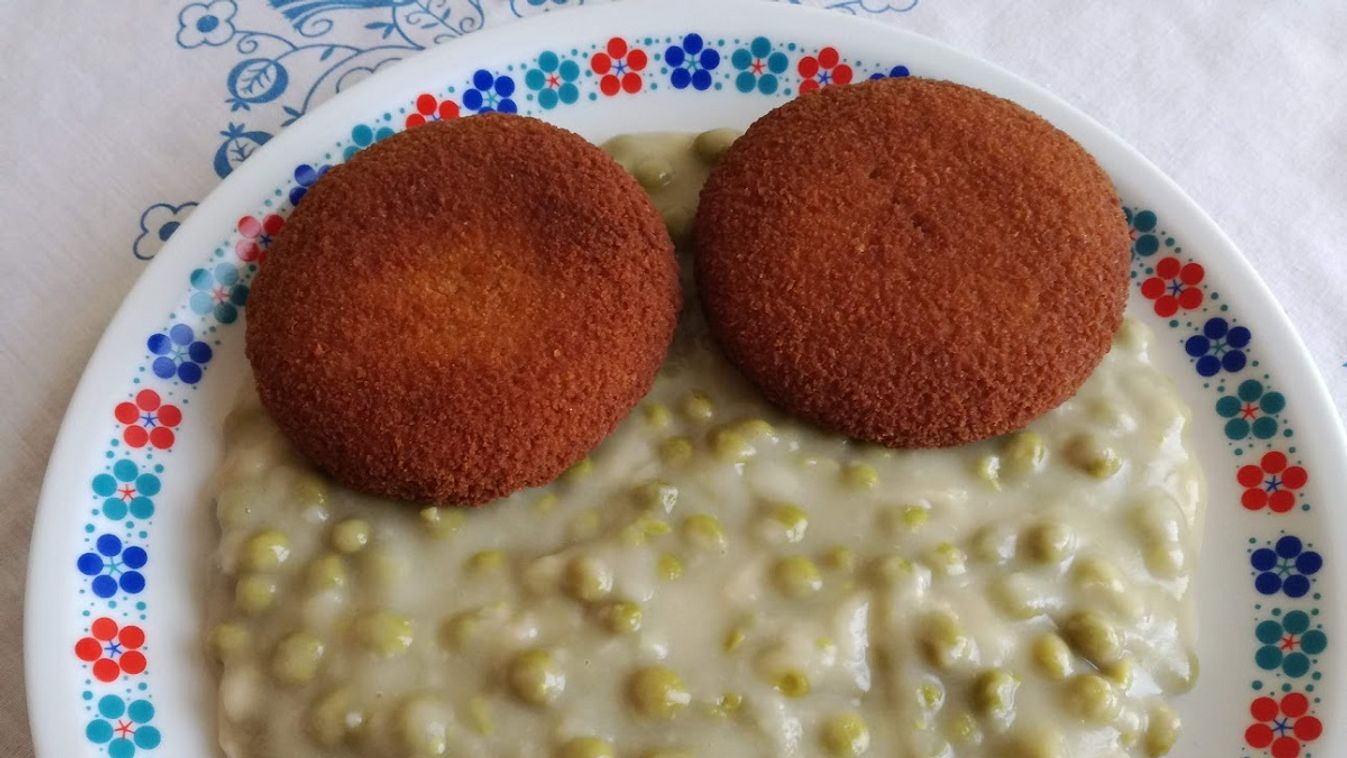 Zöldborsófőzelék üveges borsóból recept