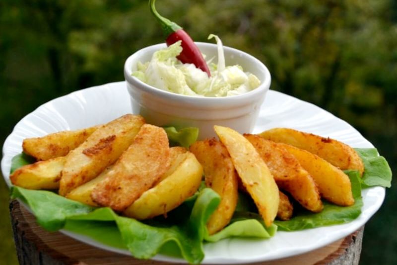 Fűszeres steak burgonya