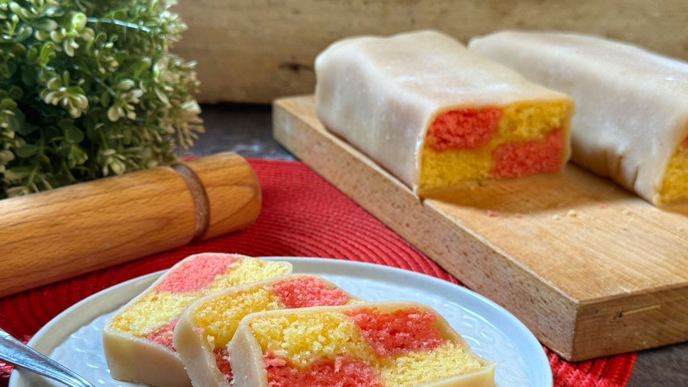 Battenberg-szelet recept