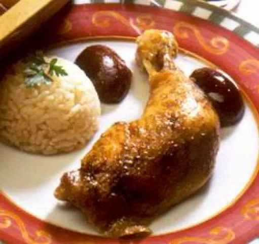 Boros csirke szilvával recept