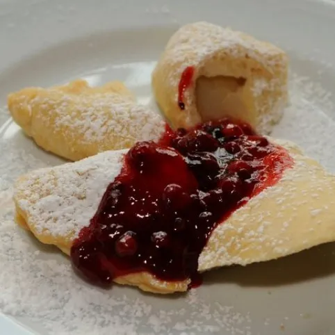 Körtés batyu ribizliöntettel recept