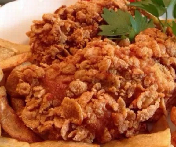 Csirkemell corn flakes bundában recept