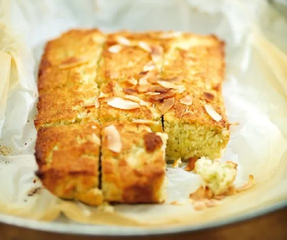 Cukkinis kókuszszelet  recept