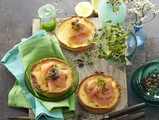 Lazacos tortácska citromos tejszínnel recept