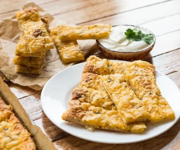 Egyszerű sajtos rúd recept