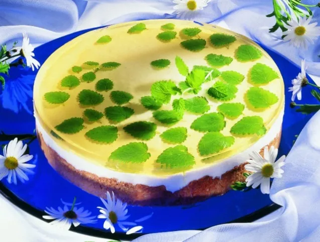 Joghurtkrémtorta citromfüves zselével recept