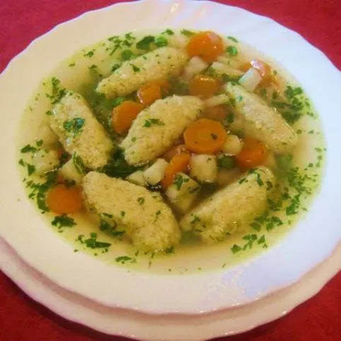 Zöldséges daragaluska-leves recept
