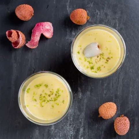 Tápiókapuding licsivel recept