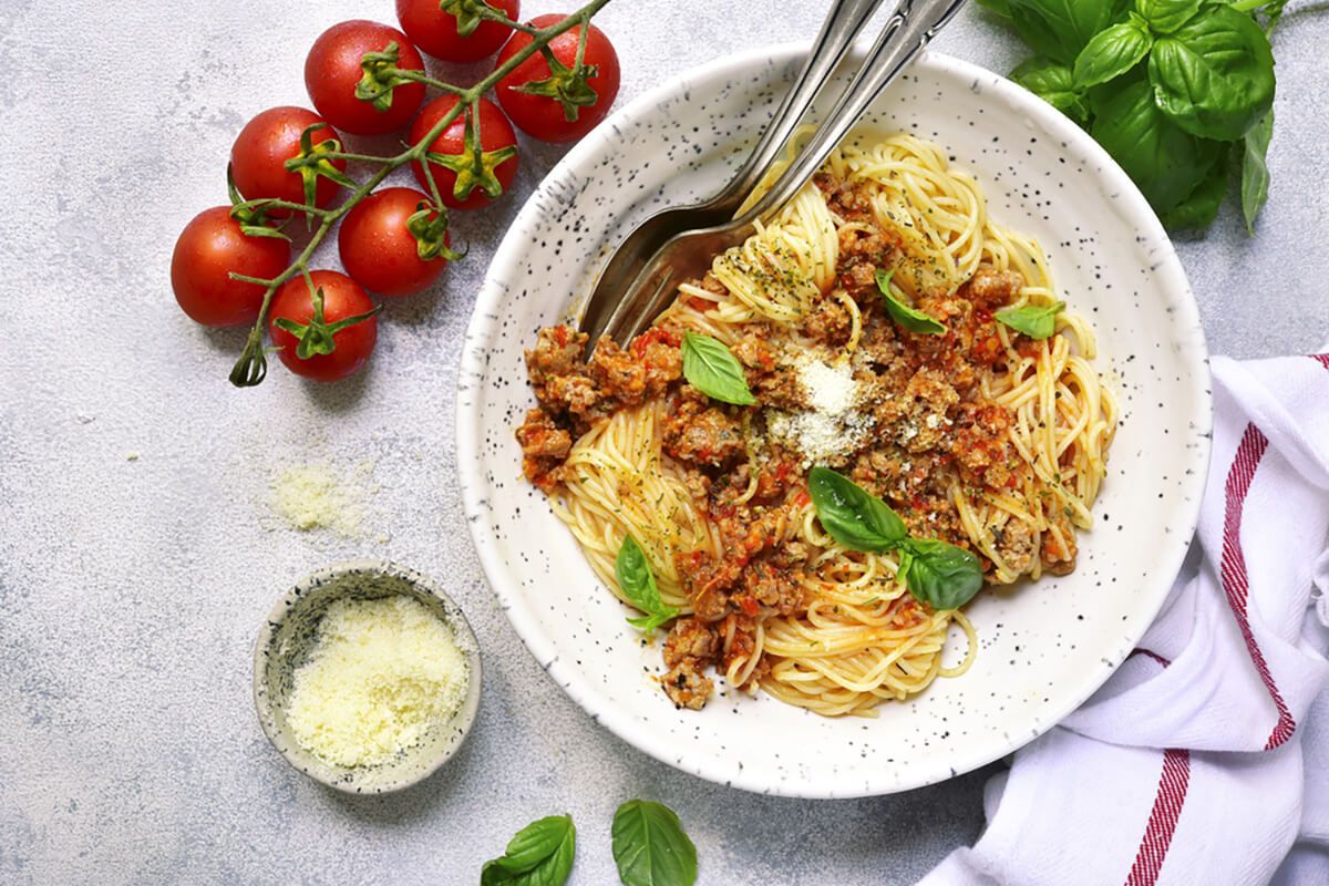 Spagetti bolognai mártással egyszerűen