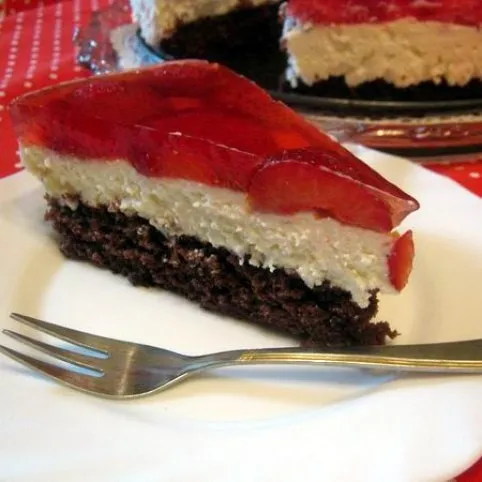 Mascarponés epres túrótorta recept