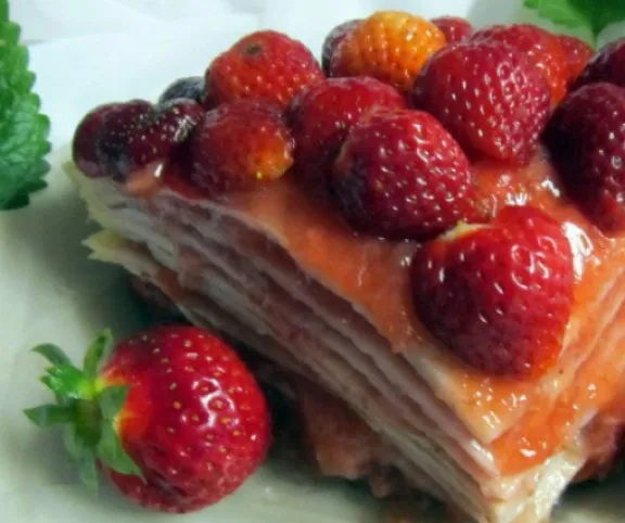 Epres palacsintatorta recept