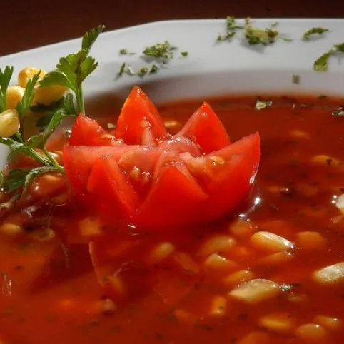 Paradicsomos kukoricaleves recept