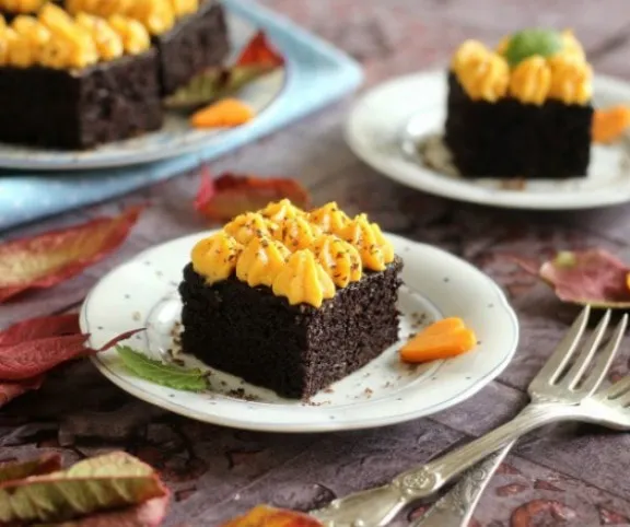 Csokoládés-sütőtökös kocka recept