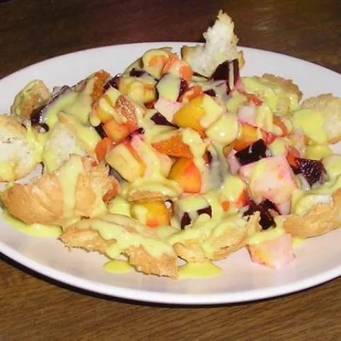 Naplemente-saláta gyömbéres öntettel recept