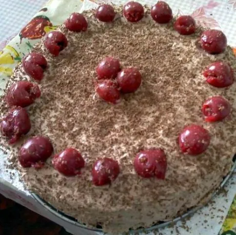 Meggyes étcsokoládé torta recept