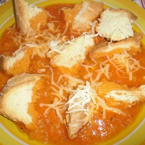 Paradicsomleves pizzasütő módra recept