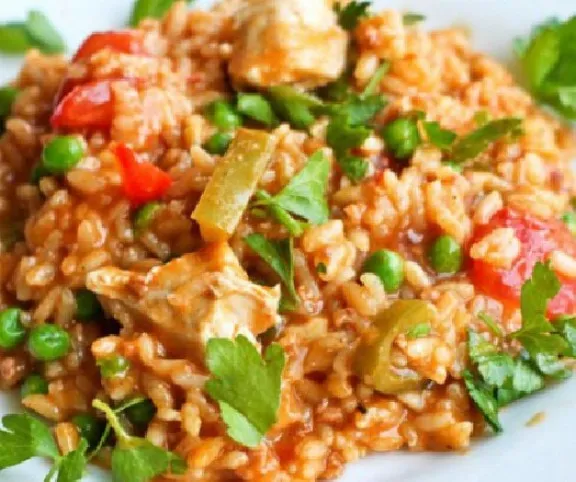 Csirkés paella recept