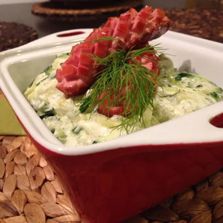 Gluténmentes cukkinifőzelék