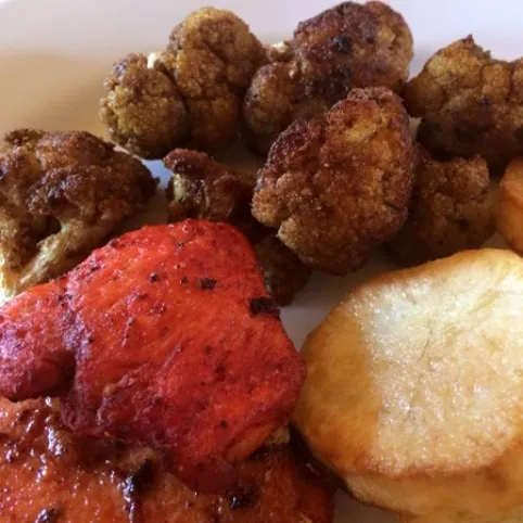 Indiai sült karfiol, gobi  recept