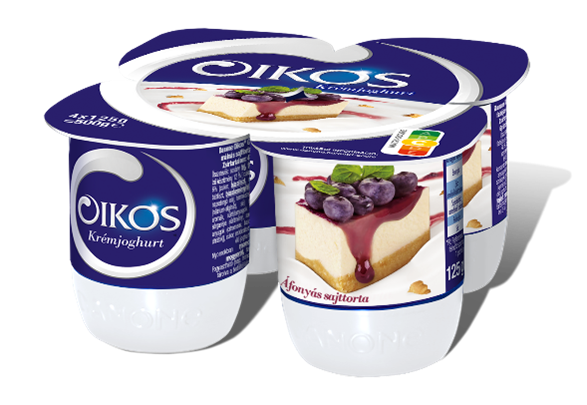 Penész lehet a sajttortás görög joghurtban, ha ilyet vettél vidd vissza! (Fotó: Danone Magyarország)