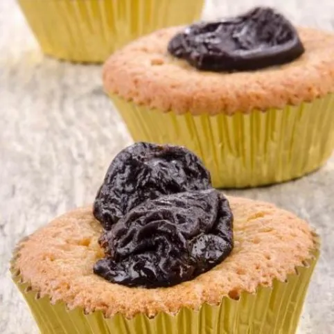 Aszalt szilvás muffin  recept