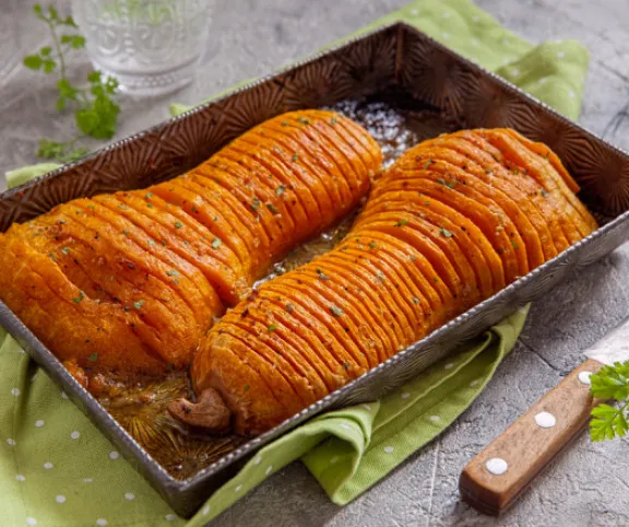 Hasselback sütőtök recept