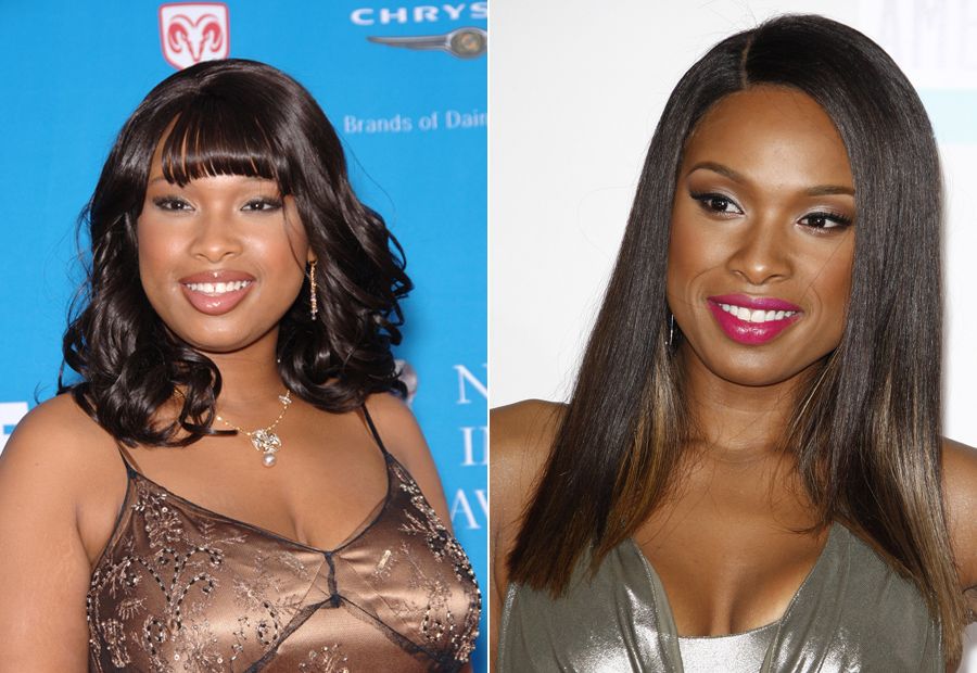 Jennifer Hudson 2006-ban, majd 7 évvel később, életmódváltás után/ fotó: Shutterstock