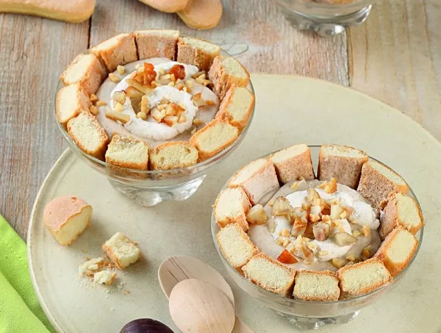 Gesztenyés tiramisukehely recept