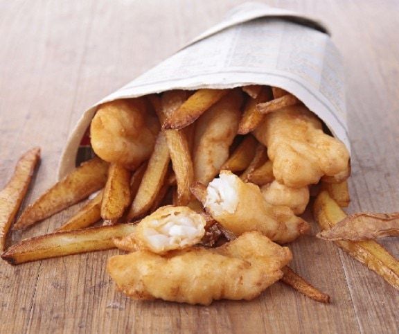 Fish & chips (hal és hasábburgonya) recept