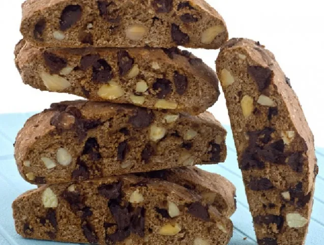 Csokis kekszek (biscotti) recept