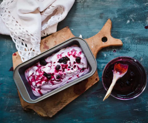 Joghurtfagyi lekvárral recept