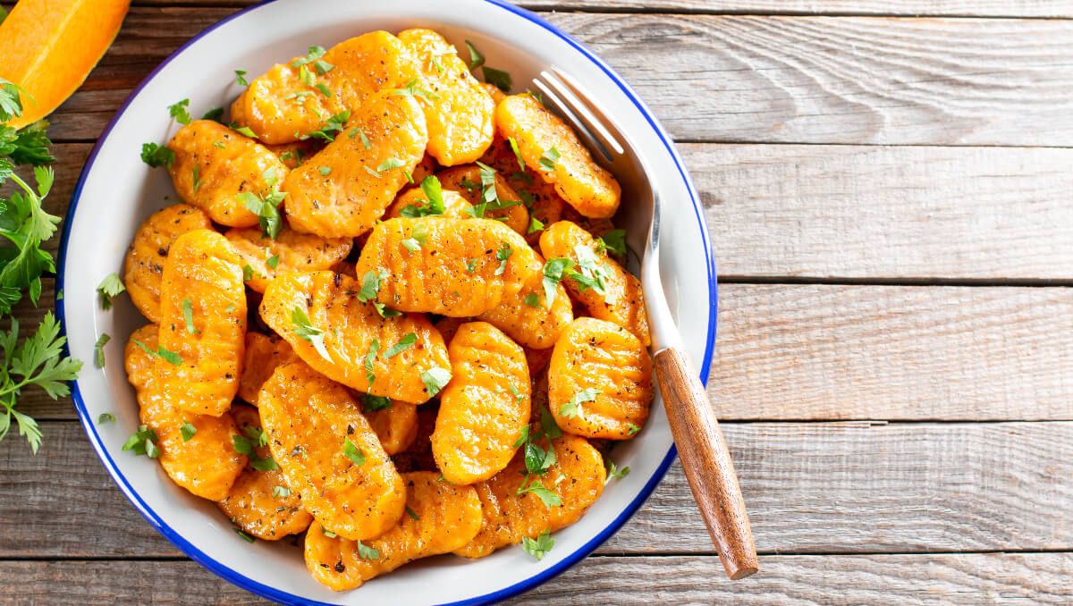 Édesburgonyás gnocchi (Shutterstock)