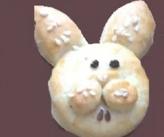 Húsvéti nyuszi pogácsa recept