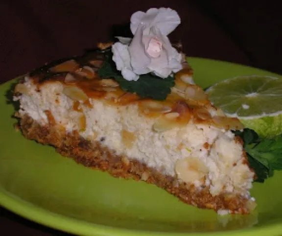 Citromos-mandulás ricottatorta recept