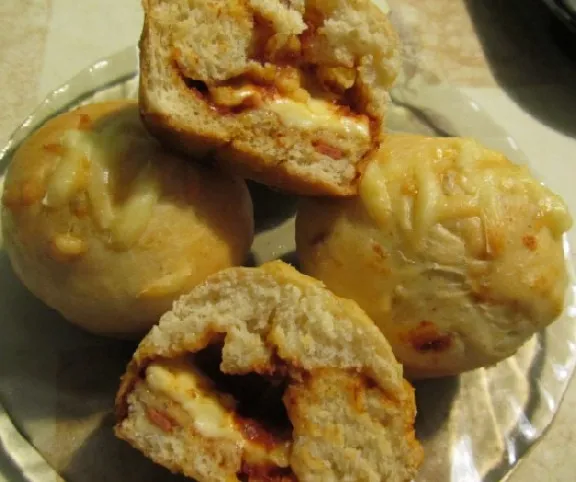 Pizzás-sonkás muffin recept