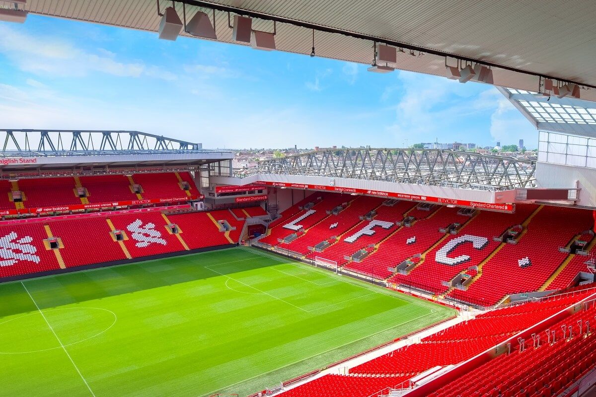 A Liverpool FC stadionja /Fotó: Shutterstock