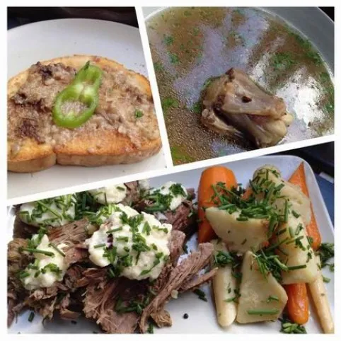 Tellerfleisch (tányérhús bécsi módra) recept