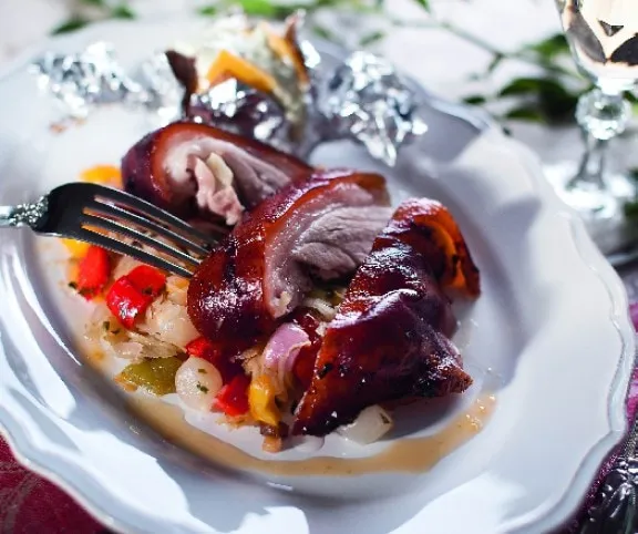 Barna sörös csülök   recept