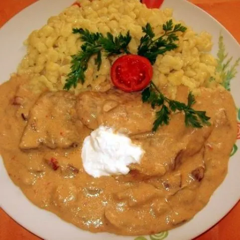 Bakonyi sertésszelet recept