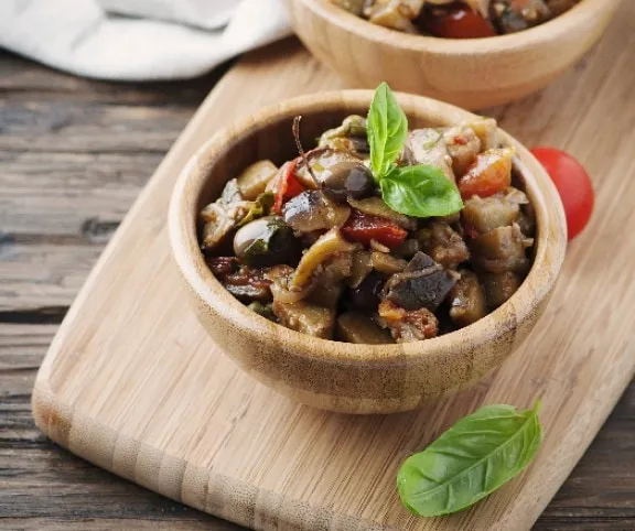 Padlizsánsaláta recept