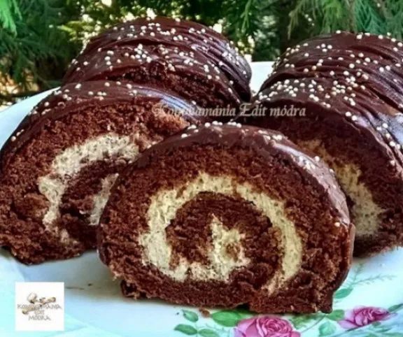 Jászberényi piskótatekercs recept