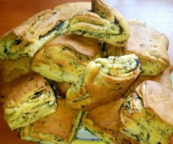 Krumplis-kapros hajtogatott recept