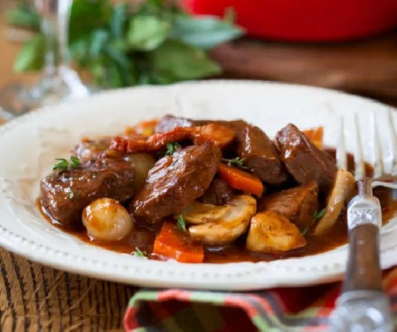 Gombás-marhahúsos ragu recept