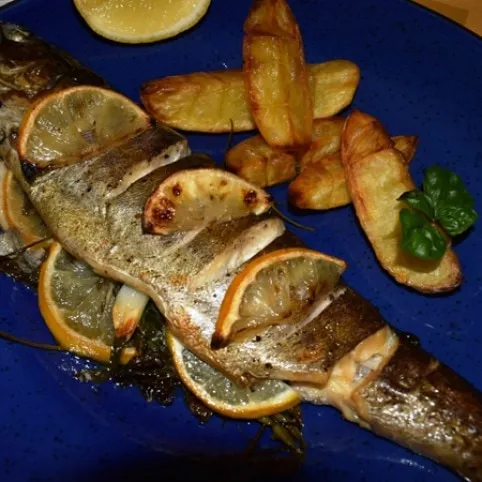 Citromos sült pisztráng recept