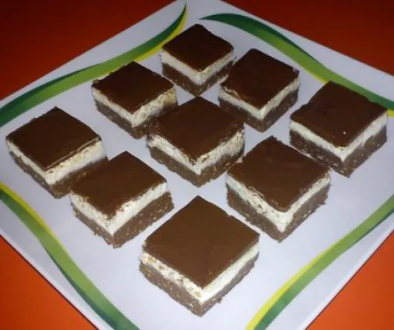 Mascarponés túró rudi szelet sütés nélkül recept